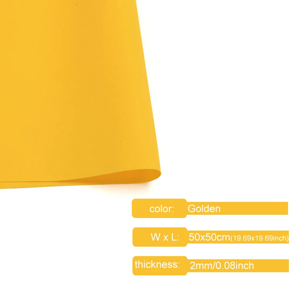 1 Pcs 2mm Colorful  EVA Foam Sheets 50x50cm, Colorful Craft Foam Paper for DIY, Cosplay, Scrapbooking, Arts & Crafts Projects