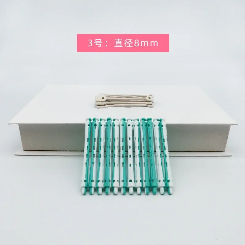 다운펌 Heatless Hair Curler No Heat Hair Rollers Soft Curling Rod Pull Core Lazy Curls Flexi Rods Wave Formers Hair Styling Tools - KiwisLove