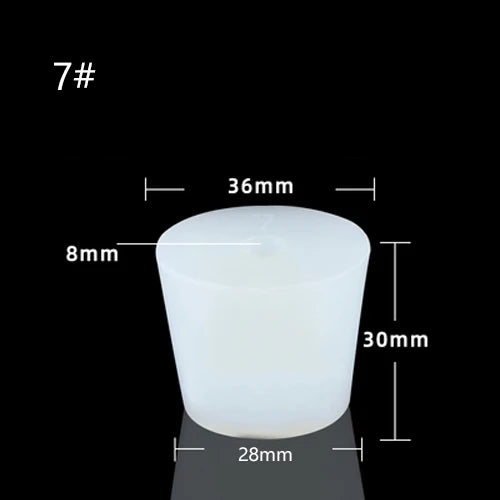 1Pcs Silicone Fermenter Cover Plug Stopper 8mm Hole Airlock Valve Brew Wine Rubber Fermenting Lids Fermenting Supplies