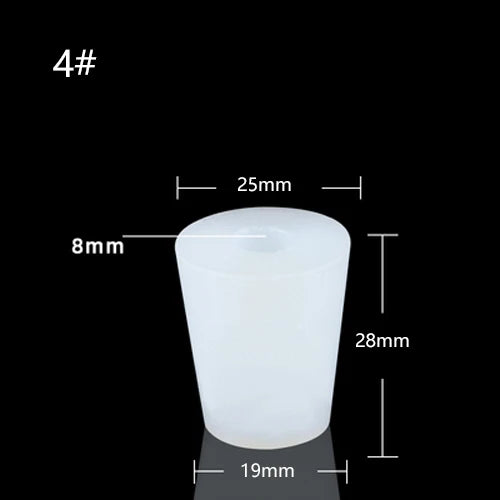 1Pcs Silicone Fermenter Cover Plug Stopper 8mm Hole Airlock Valve Brew Wine Rubber Fermenting Lids Fermenting Supplies