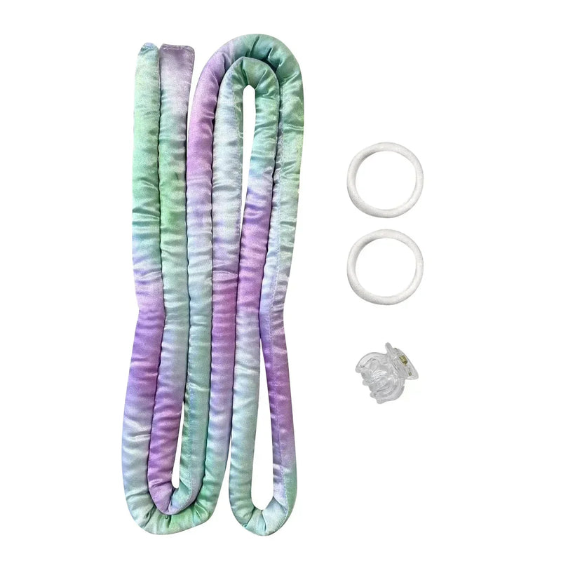 Heatless wave Rod Head band No Heat Silk Curls Ribbon Hair Rollers Sleeping Soft Headband Lazy Hair Curlers Hair Styling Tools