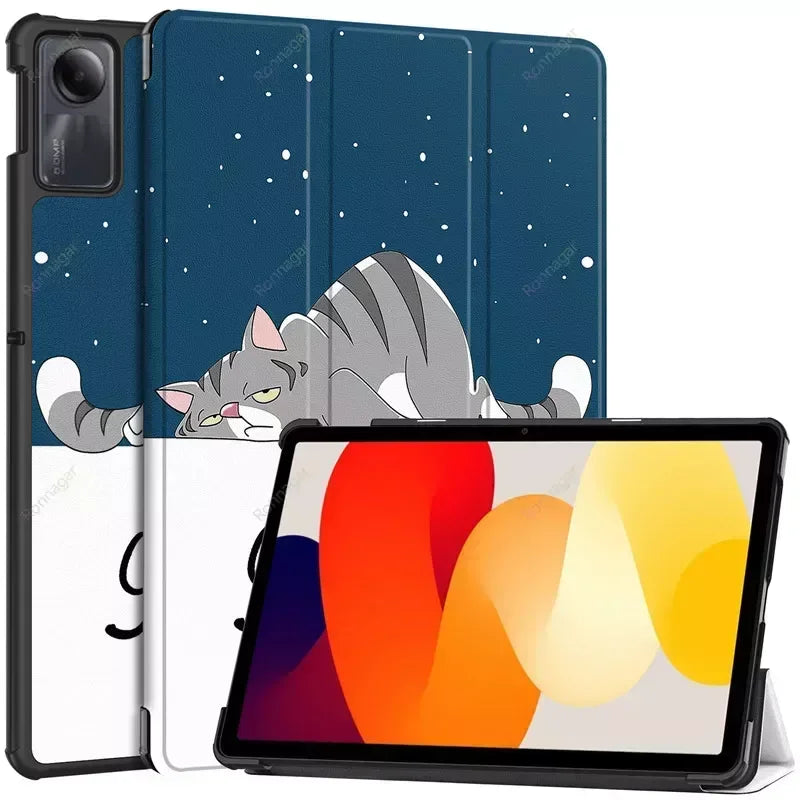 Cute Cartoon Case for Xiaomi Redmi Pad 2 2025 for Redmi Pad SE 2023 Case 11'' 8.7'' for XiaoMi 6/5 11inch Painted Hard Back Case