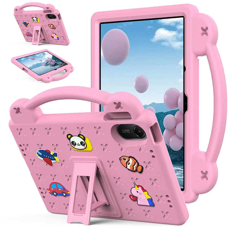 EVA Bear Case for Xiaomi Redmi Pad 2 2025 11inch Tablet Case Kids Friendly Shockproof Stand Protective Case for Redmi Pad 2 11"