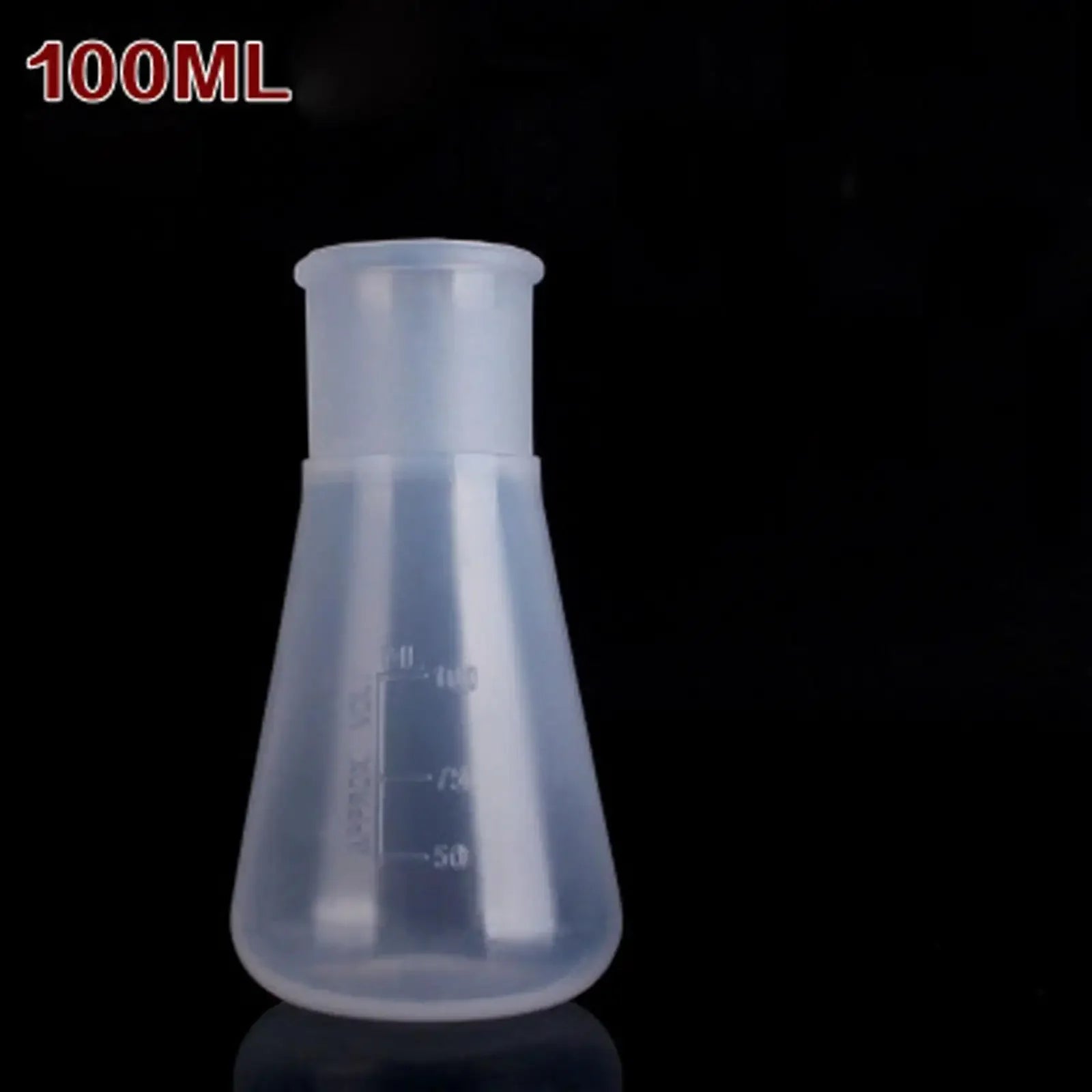 25/50/100/125/250/500/1000/2000ML PP Conical Erlenmeyer Flask Without Cap Lab Teaching Experiment - KiwisLove