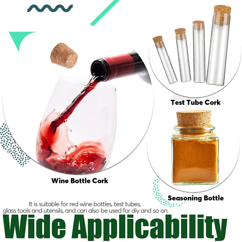 5-50pcs cork stoppers Wine Cork Bottle Stoppers Tapered Cork Stoppers for Bottle Bar Tools Kitchen Accessories