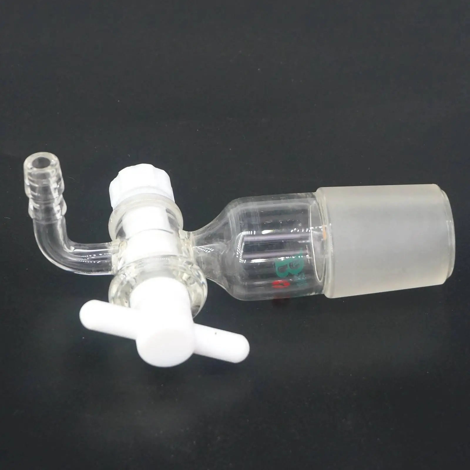 14/23 19/26 24/29 29/32 Joint Lab 90 Degree Adapter With PTFE Stopcock Ware - KiwisLove