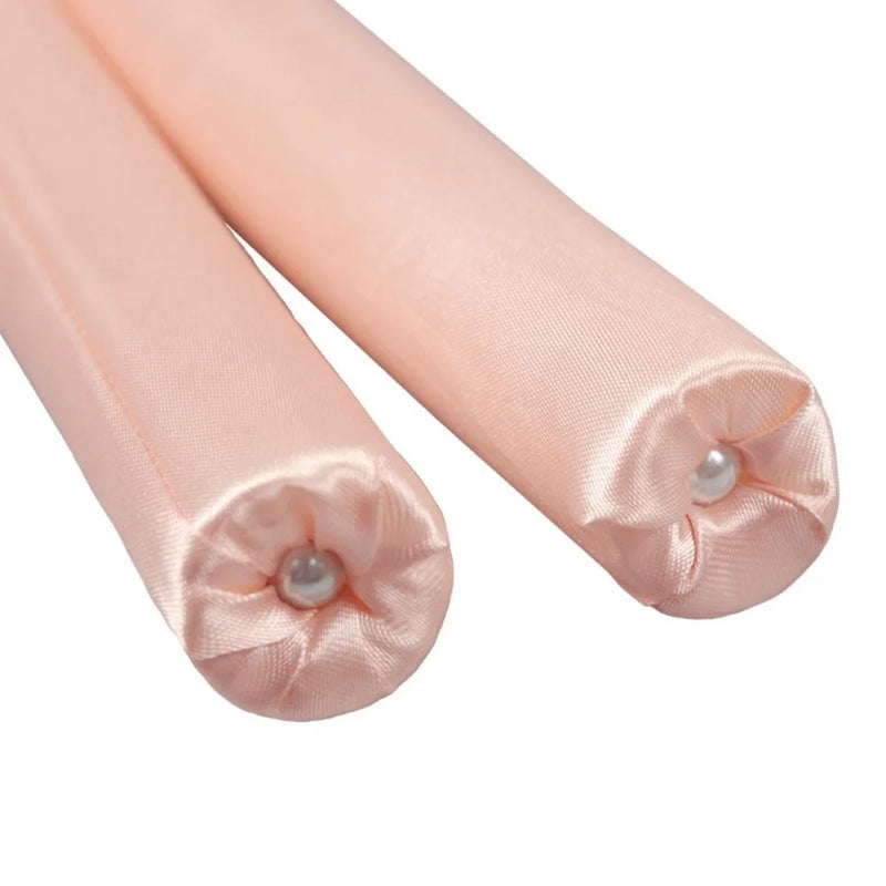 Heatless Curling Rod Headband No Heat Silk Curls Ribbon Hair Rollers Sleeping Soft Headband Lazy Hair Curlers Hair Styling Tools - KiwisLove