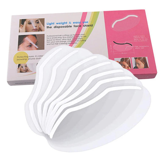 50pcs Eye Protection Hairdressing Mask Hairspray Isolate Haircut Tool Face Protecting Forehead Mask Face Shield Disposable - KiwisLove