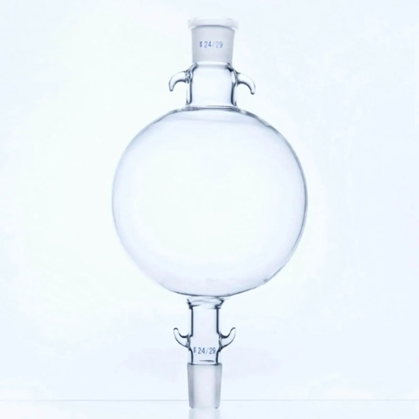Capacity 100/250/500/1000ml Joint #19 #24 Borosilicate Glass Chromatography Solvent Reservoir Ball Glass Bottle Lab - KiwisLove