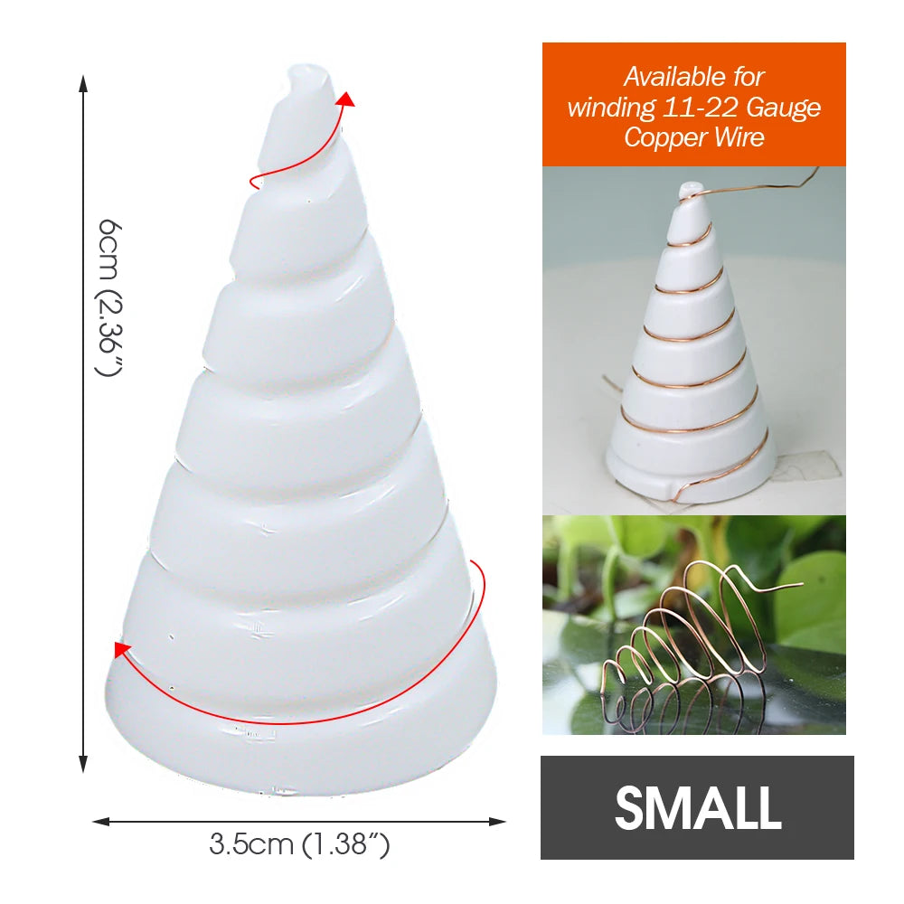 1pc Reusable Coil Wire Winding Tools Multifunctional Gardening Flower Pots Wire Antenna Fixture Electro Culture Copper Antenna