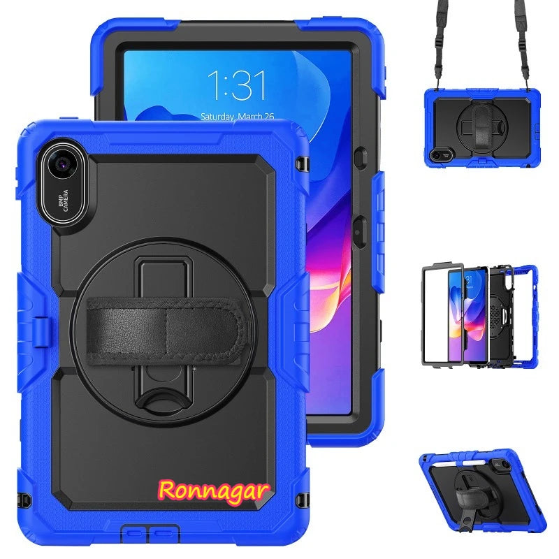 Heavy Duty Rugged Cover for Xiaomi Redmi Pad 2 11inch 2025 Shoulder Strap Built-in Screen Protector for Redmi Pad 2 11'' Tablet