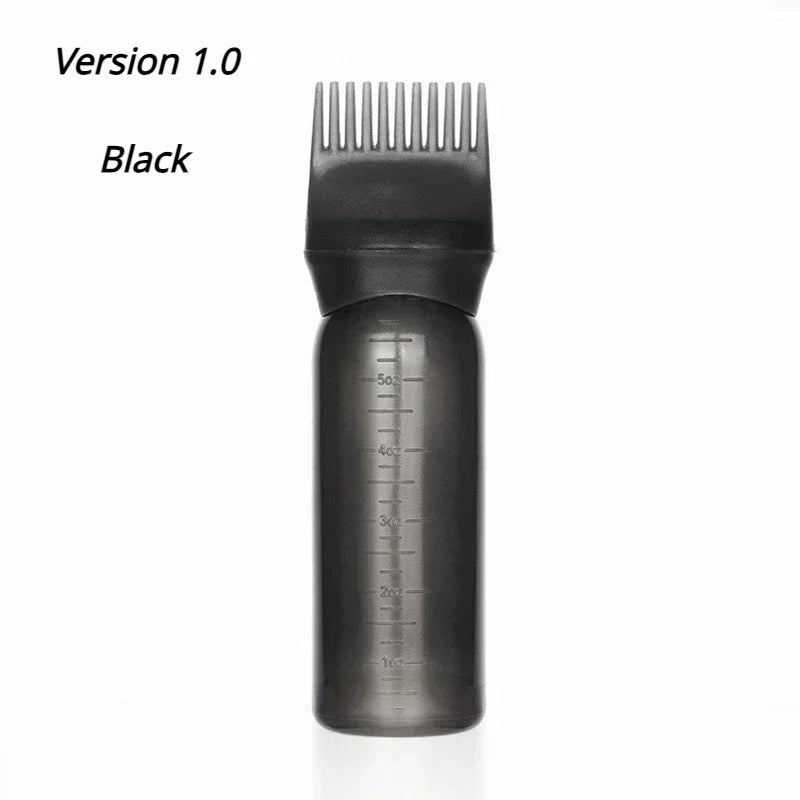 2pcs/Set Silicone Hair Comb with Root Comb Applicator Bottle Set Hair Oil Applicator Shampoo Brush Tint Salon Hair Styling Tools - KiwisLove
