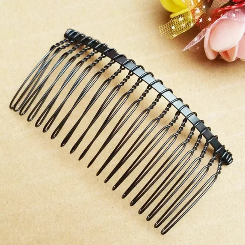 10Pcs 20 Teeth DIY Metal Hair Comb Claw Hairpins for Wedding Jewelry Making Findings Handmade Comb Base Bridal Accessories - KiwisLove