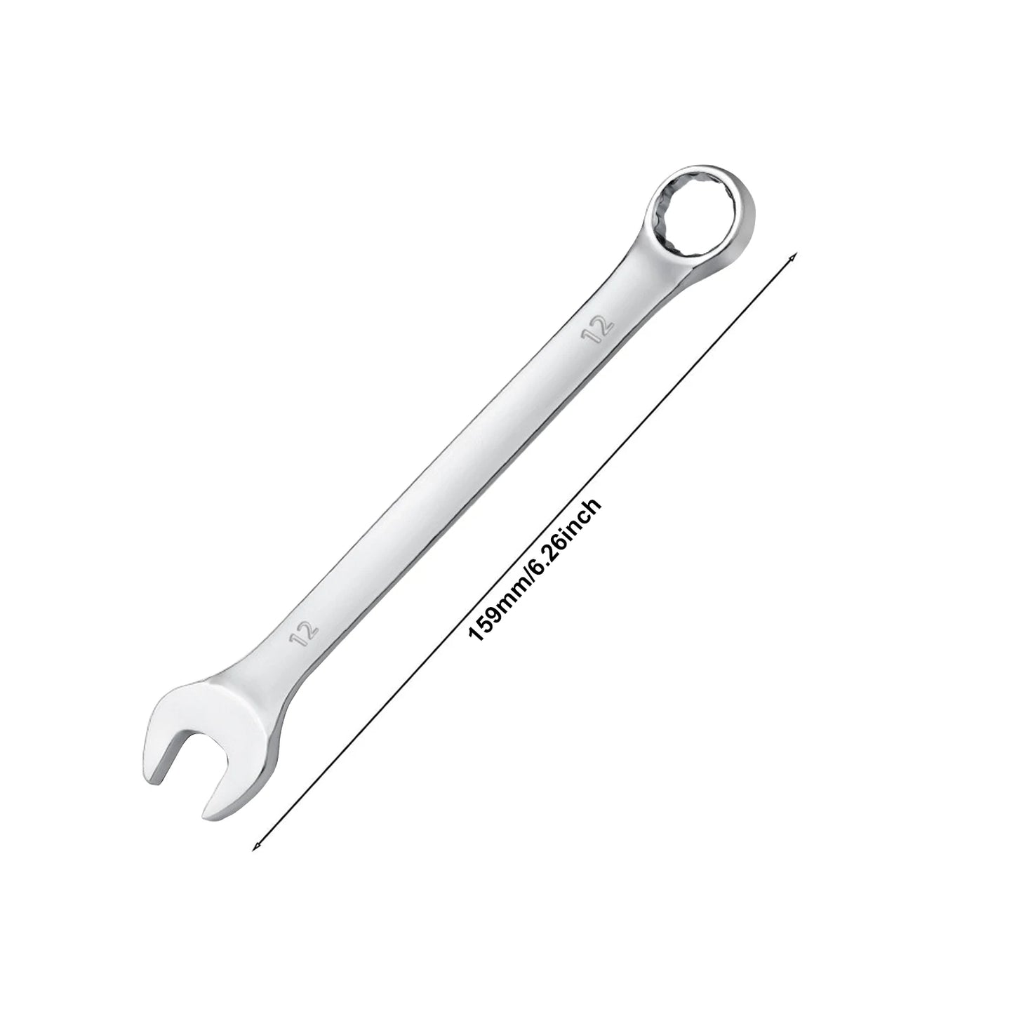 Dual-use plum blossom open end Ratchet wrench 7MM-24MM Combination spanners nut cutter combined Key Repair hand tools