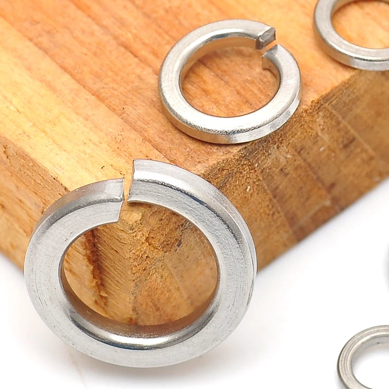 NINDEJIN 2-100pcs spring lock washer m2 m2.5 m3 m4 m5 m6 m8 m10 m12 m14 m16 m18 m20 m22 m24 m30 stainless steel locking washer - KiwisLove