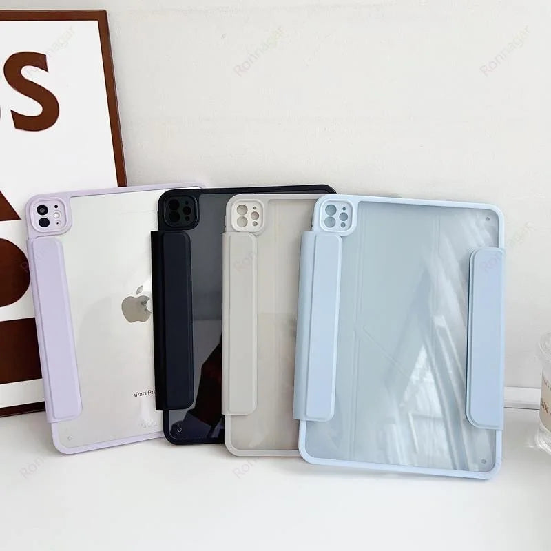 Removable Magnet Case for iPad A16 11th 2025 2024 iPad Air11 Air13 M3 M2 Pro11'' 12.9'' 13'' Air 4 5 10th 9th 10.9 10.2 9.7 10.5
