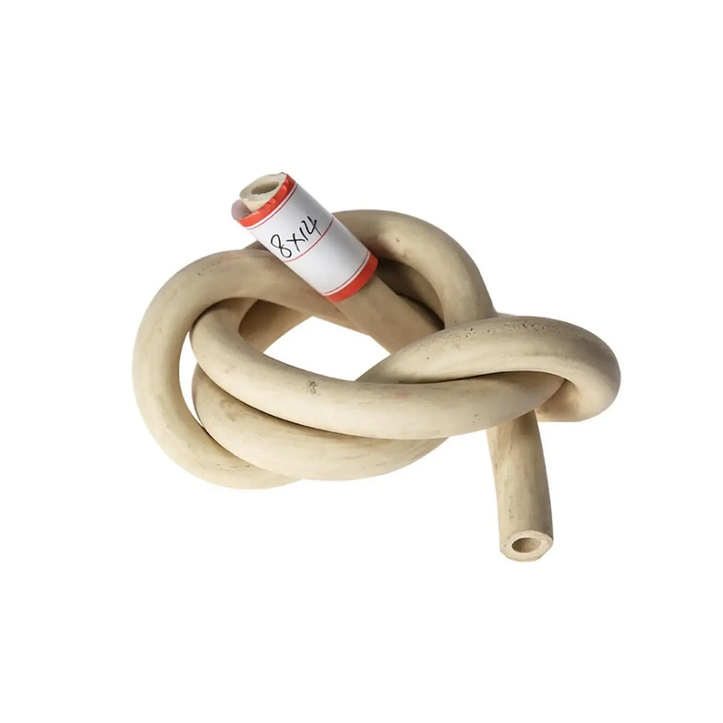 4/5/6/8/10/12/16/19mm Inner Diameter White Rubber Tube Elastic Vacuum Latex Lab - KiwisLove