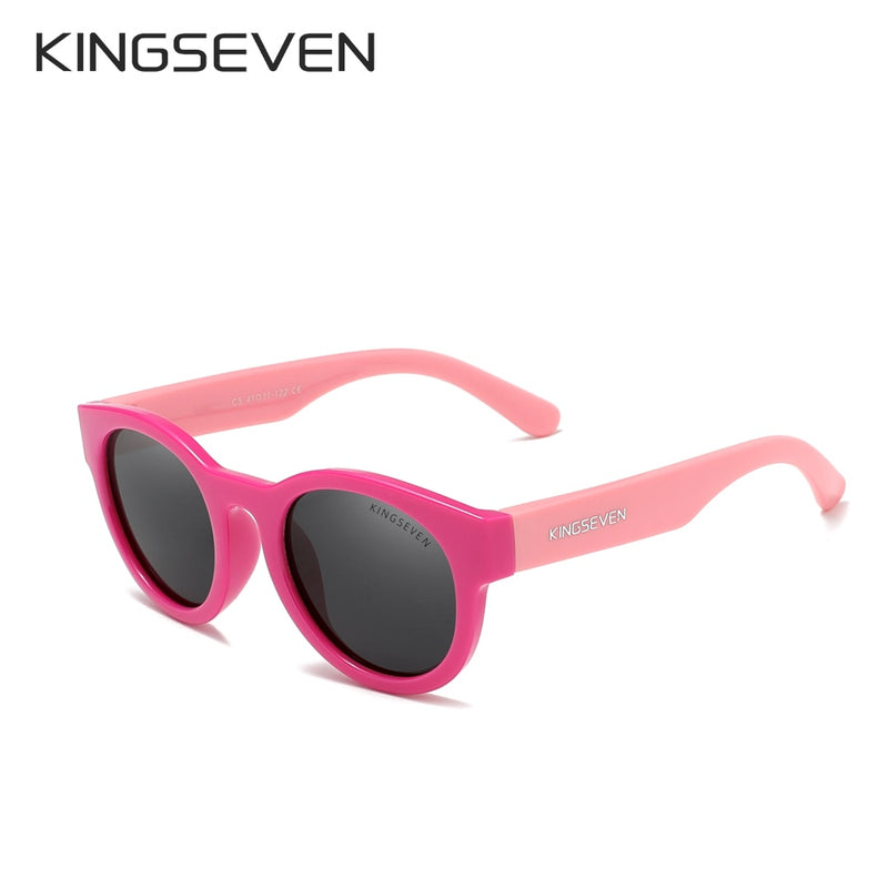 KINGSEVEN Square Polarized Kids Sunglasses Safety Children Sun Glasses Lightly Fashion Boys Girls Shades Eyewear UV400 - KiwisLove