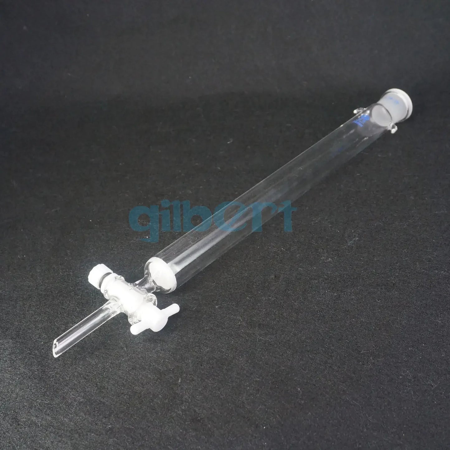 30x300mm 24/29 Glass Chromatography Column PTFE Stopcock Ground Cone Fritted - KiwisLove