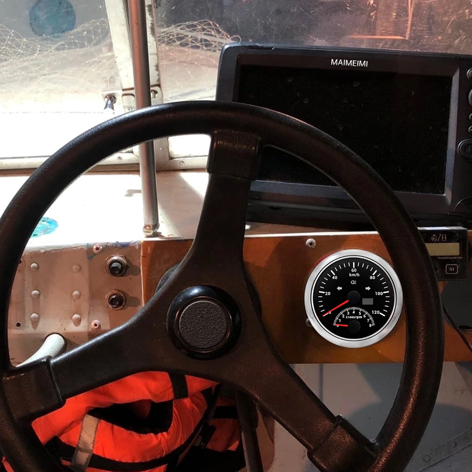 Waterproof Digital GPS Speedometer 85MM Boat Car Speed Meter Gauge 120KMH 200KMH 120MPH 200MPH Tachometer Gauge RPM Sensor 9-32V - KiwisLove