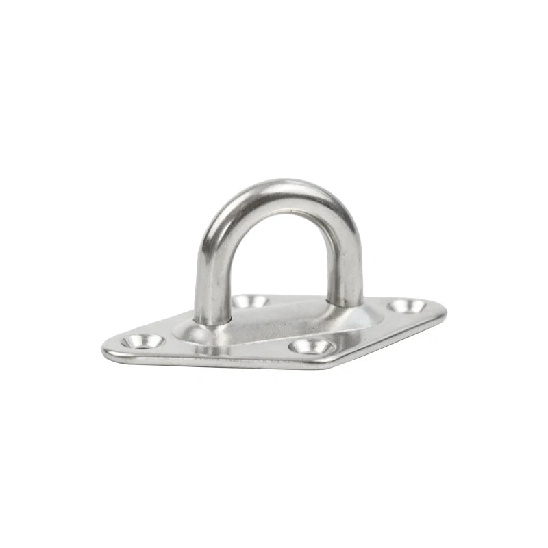 4/10/12Pcs Staple Ring wall Hook Heavy Duty Fixed Pad Eye Plate Anchor Mount U-shaped Hammock Hooks Ceiling Deck Door Buckle