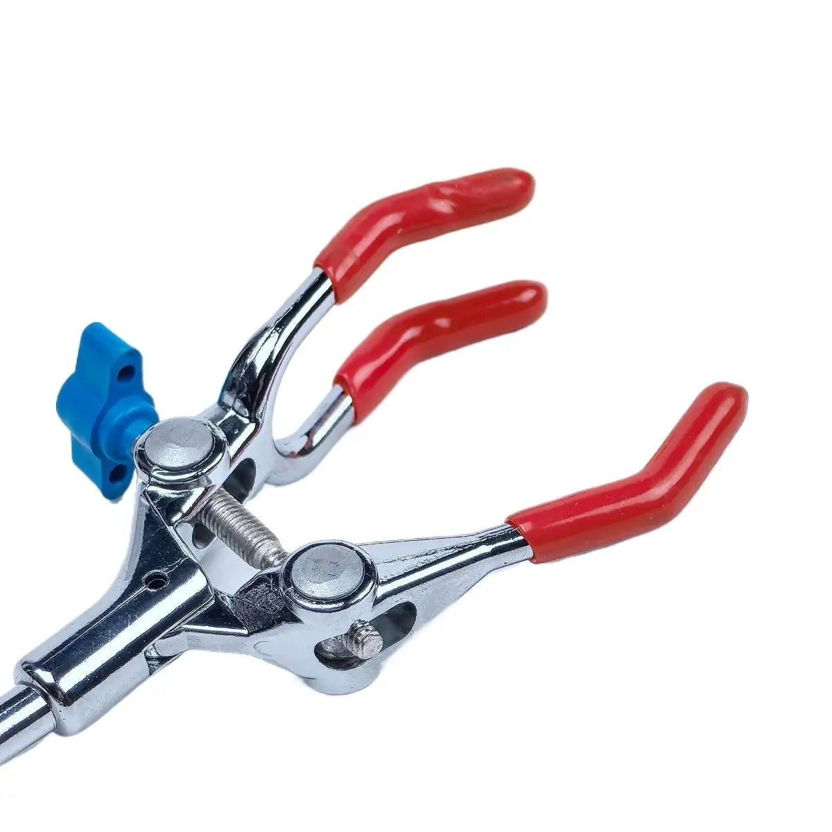 Jaw 60mm 3 Prongs Buret Zinc-Aluminum Alloy Clamp Lab Stand Tube Holder Large - KiwisLove