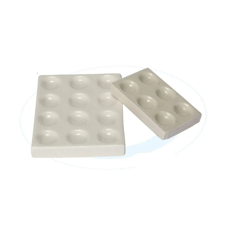 White 6 Holes Laboratory Porcelain Spotting Tile Reaction Plate Apothecary - KiwisLove