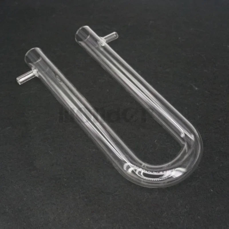 20x200mm Glass Drying Tube Adapter U Shape With Side Arm Labware Absorption - KiwisLove