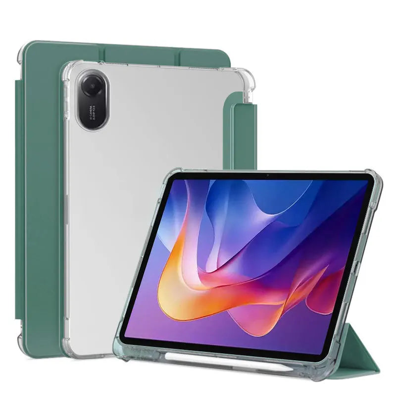 For Xiaomi Redmi Pad 2 Case 11 inch 2025 TPU Soft Funda For Xiaomi Redmi Pad SE 11'' 2023 with Pencil Holder Auto Sleep/Wake up