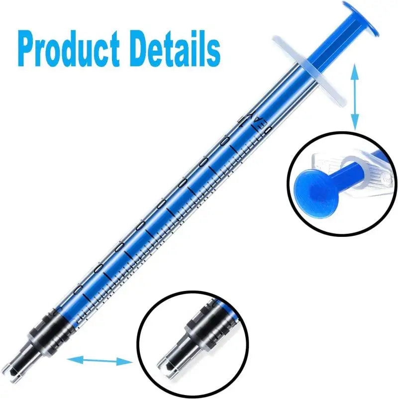 1/5/10/20pcs Plastic Syringes Hydroponic Measure Perfume Rinse Disposable Sampler Injector Measuring Injection Syringe