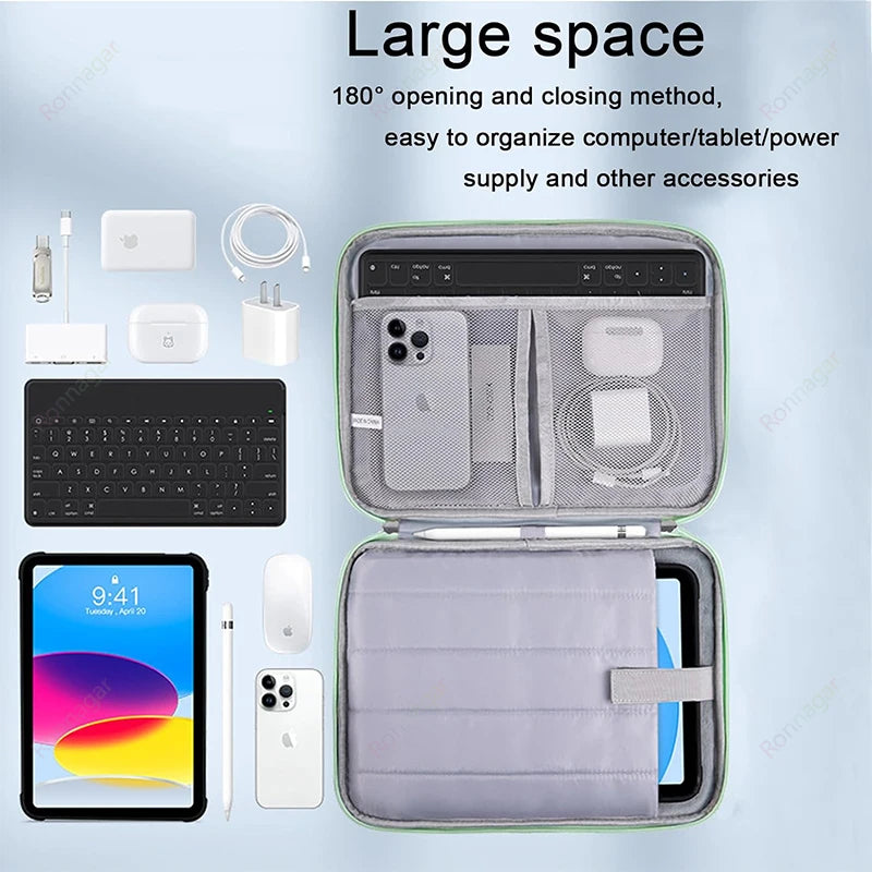 For 2025 NEW iPad Pro11 Inch 13 Inch Accessories Sleeve Case Tablet Carrying Bag iPad9 10 Air5/4th Galaxy Tab A8/A7/S8/S7 Xiaomi