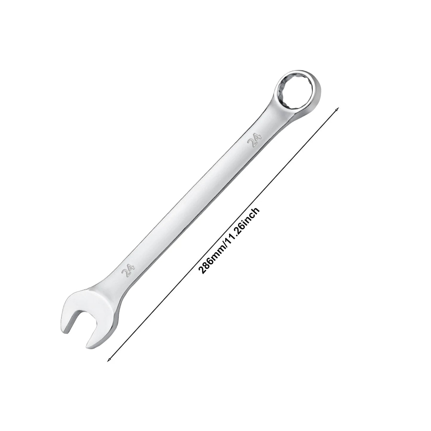 Dual-use plum blossom open end Ratchet wrench 7MM-24MM Combination spanners nut cutter combined Key Repair hand tools
