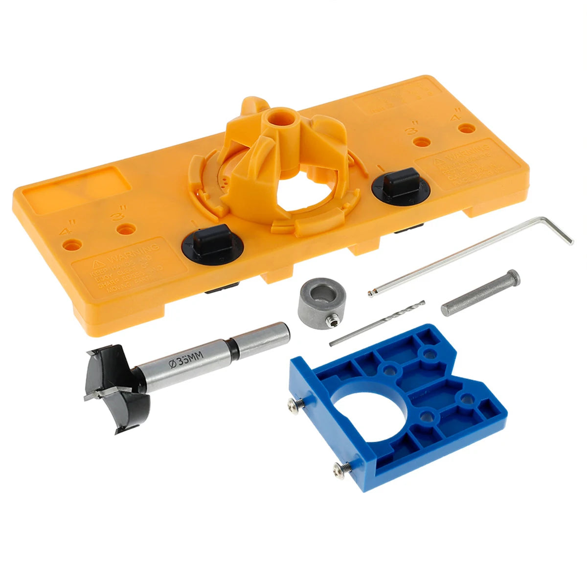 Shelf Pin Jig 1/4 Inch Aluminum Alloy Shelf Pin Drilling Guide 32mm Spacing Woodworking Straight Hole Drilling Jig Hardware
