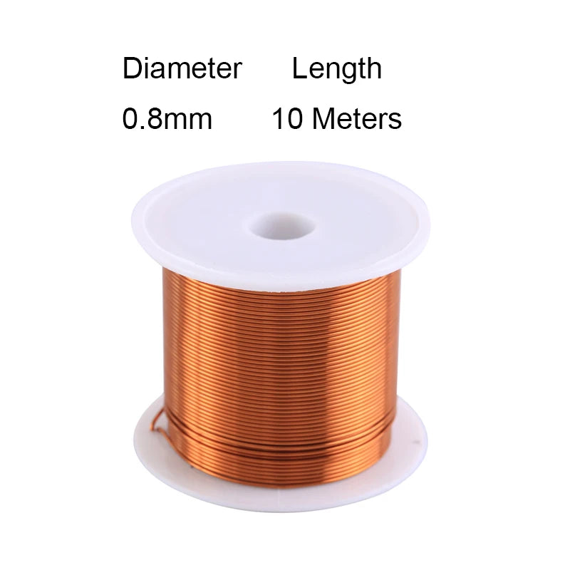 10m/roll 0.7mm 0.75mm 0.8mm 0.85mm 0.9mm -1.20mm Cable Copper Wire Magnet Wire Enameled Copper Winding Wire Coil Copper Wire
