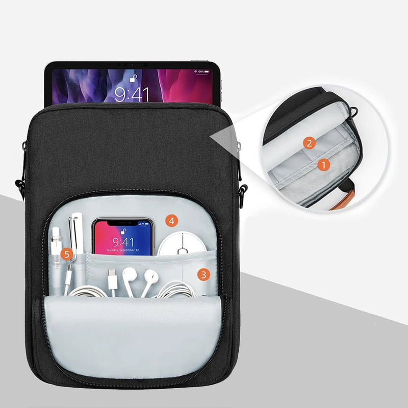 Tablet Handbag Case Sleeve Portable Pouch For iPad 9th 8th Air 4 5 Generation Bag For Xiaomi Lenovo 9.7-11in Tablet Sleeve Bag - KiwisLove