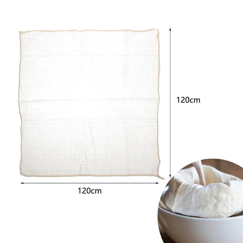 1-5p Cotton Gauze Muslin Tofu Cheese Soy Milk Wine Filter Cloth Kit DIY Soy Pressing Kitchen Gadgets Baking Ferment Pastry Tools