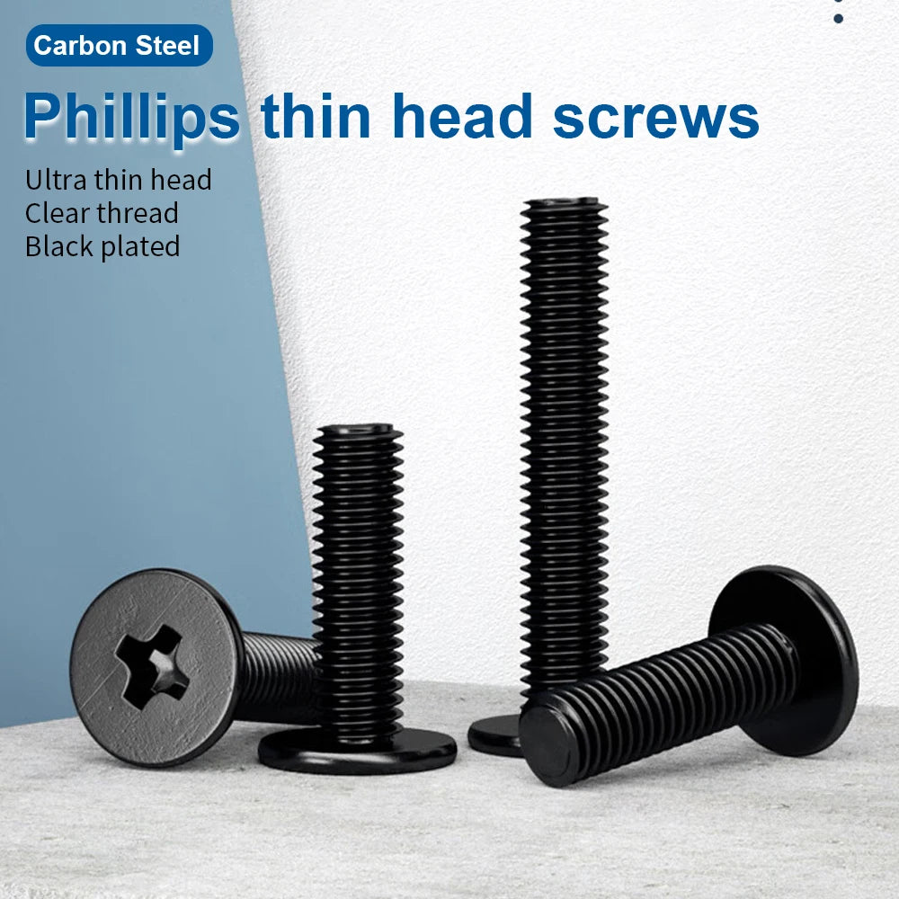 NINDEJIN Laptop Computer Screw Kit with Nut M1.6 M2 M2.5 M3 Ultra Thin Head Notebook Laptop Screw Set for Samsung HP Dell Lenovo