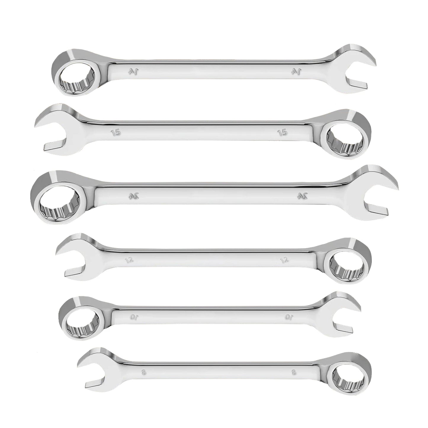 Dual-use plum blossom open end Ratchet wrench 7MM-24MM Combination spanners nut cutter combined Key Repair hand tools