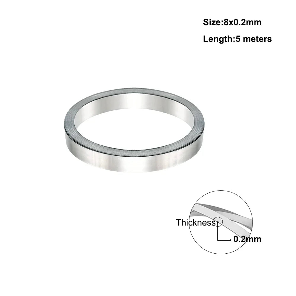 5m Nichrome Flat Heater Wire For Heating Elements Strip Accessories of Vacuum Sealing Packaging Machine Heating Sealer Parts