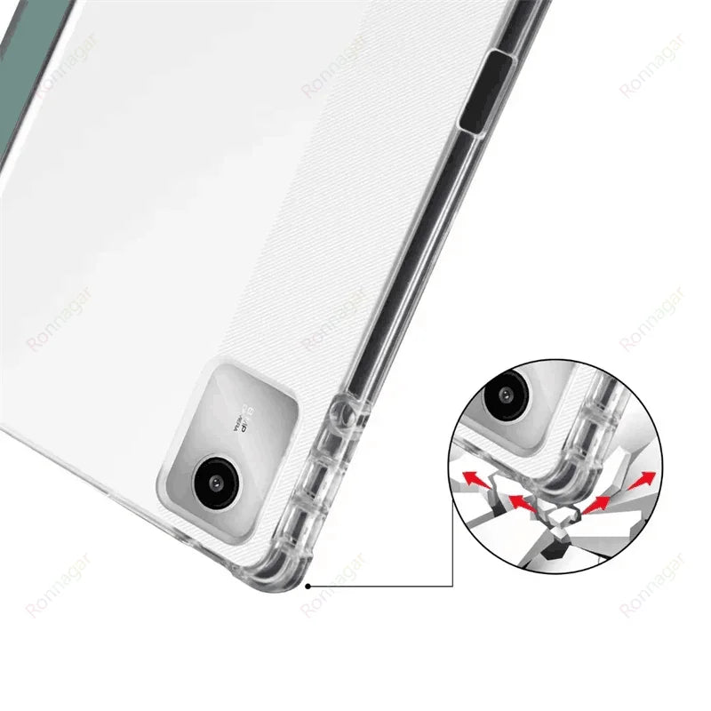Tablet Cover for Lenovo Xiaoxin Pad 2024 Tab M11 TB-330FU TB-331FC with Pencil Holder Soft Back Funda Lenovo Tab M11 Wake/Sleep