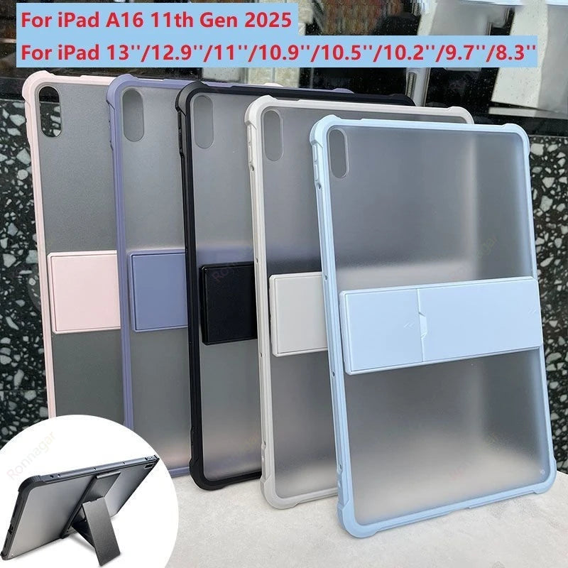 Funda Case for iPad A16 11th 2025 2024 Air11 13 inch for iPad Pro11 M4 M2 Case Hard PC+TPU Stand Cover for iPad 8th 9th Gen 10.2