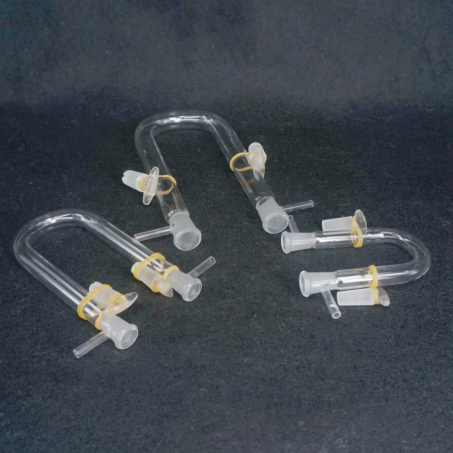 13x100mm 15x150mm 18x180mm 20x200mm Drying Glass Tube Adapter U shape With Stopper and Side Arm Labware - KiwisLove