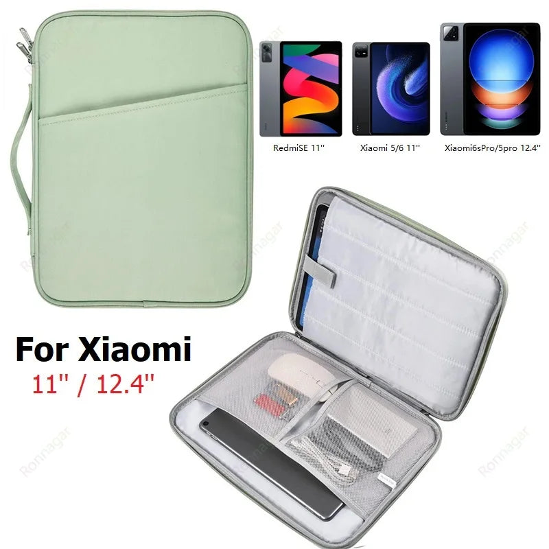 Tablet Sleeve Handbag Case for Xiaomi Pad 7 Ultra 14inch for Mi Pad 6 7SPro 12.5'' 12.4'' 12.1'' Keyboard Bag for RedMi Pad 2 SE