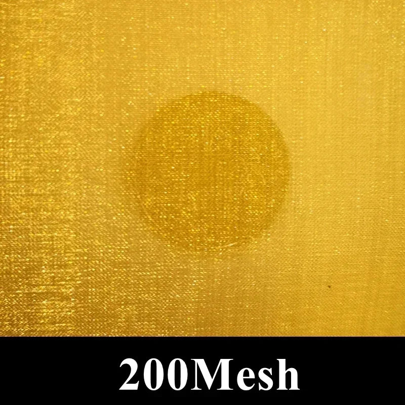 1pcs 20-200Mesh Brass Woven Wire Mesh Shielding Fabric 15x15/30x30/30x90cm Copper Wire Paint Filter Screen