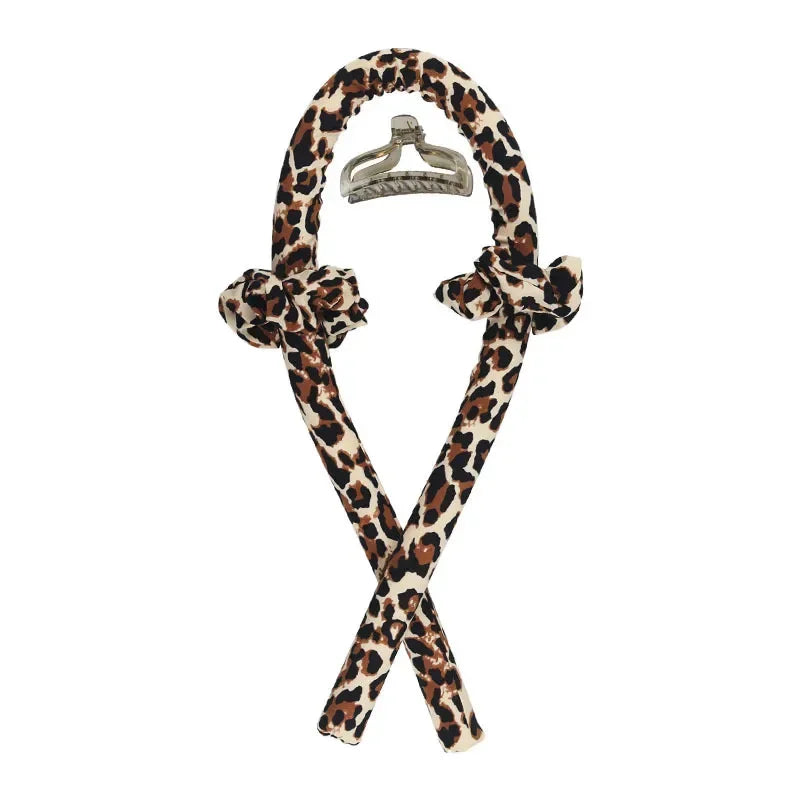 Heatless Curling Rod Headband No Heat Silk Curls Ribbon Hair Rollers Sleeping Soft Headband Lazy Hair Curlers Hair Styling Tools - KiwisLove