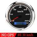 Universal 85mm GPS Speedometer Digital Gauge 30 60 120 200 KMH Odometer For Marine Boat Car ATV With GPS Antenna Red Backlight - KiwisLove