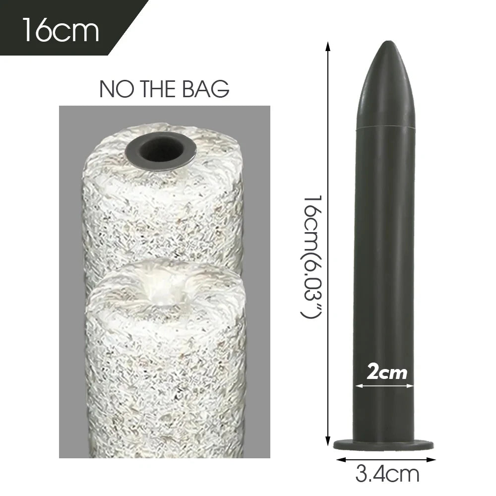 Greenhouses Reusable Inoculation Sticks for Mushroom Plastic Convex Edge Mushroom Punch Pole Cultivation Tools Edible Fungi Inoc