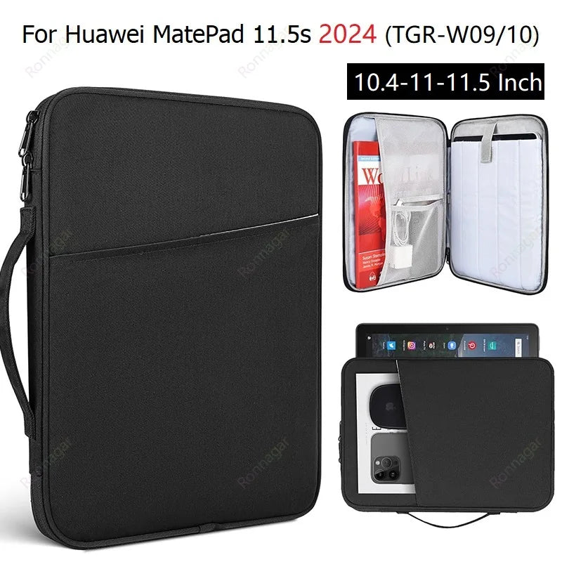 10-11.5 inch Tablet Sleeve Bag for 2024 Huawei MatePad 11.5s Air 11 Matepad 11.5S pro 11 handbag Huawei MatePad Pro 10.8 SE 10.4