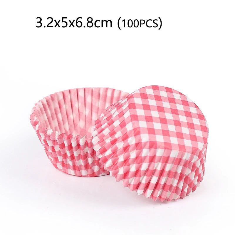 100-1000Pcs Muffin Cupcake Paper Cups Cupcake Liner Baking Muffin Box Cup Case Party Tray Cake Decorating Tools