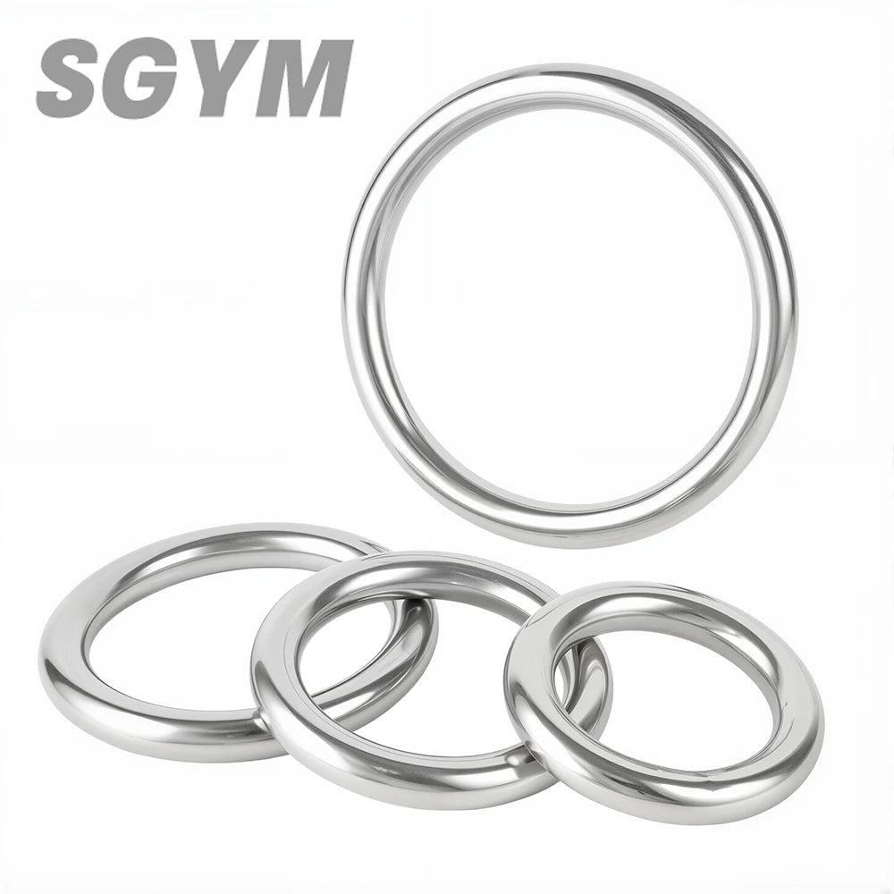 316/304 Stainless Steel Round O Ring M3 M4 M5 M6 M8 Rust Smooth Solid Strong O Ring Fishing Yoga Hanging Welded Rings